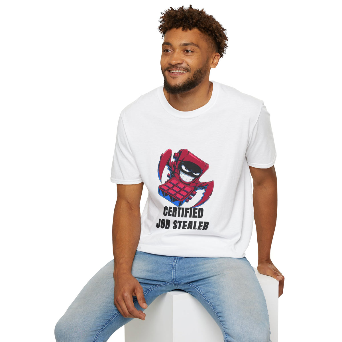 Certified Job Stealer T-Shirt — Funny Cartoon Ninja Heist Tee - Trending Now - August 2026