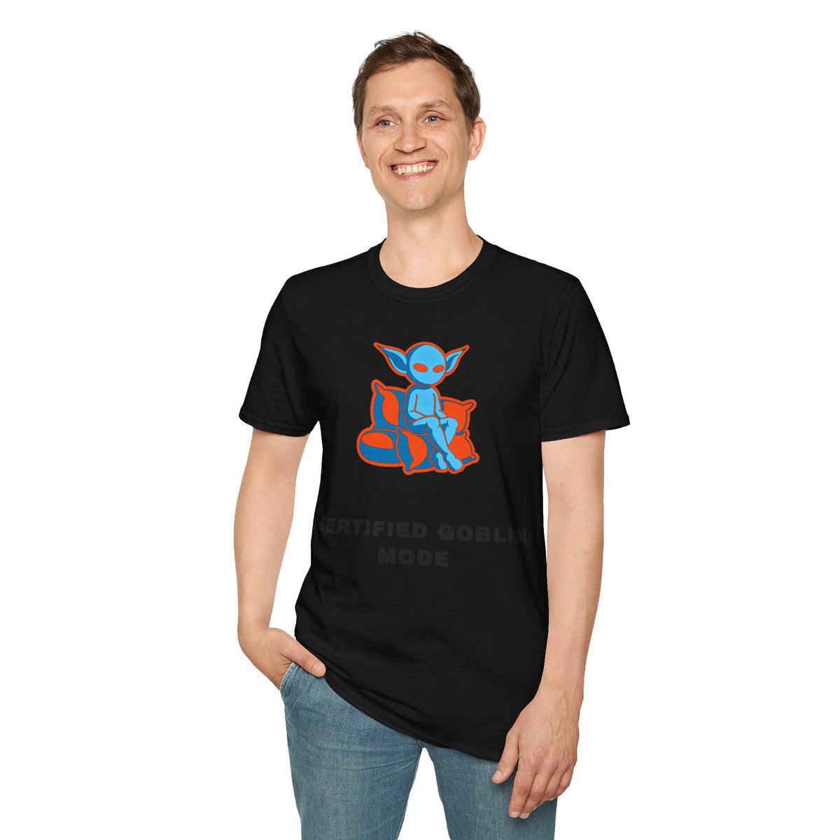 Certified Goblin Mode T-Shirt — Cute Blue Goblin Graphic Tee - Trending Now - September 2026