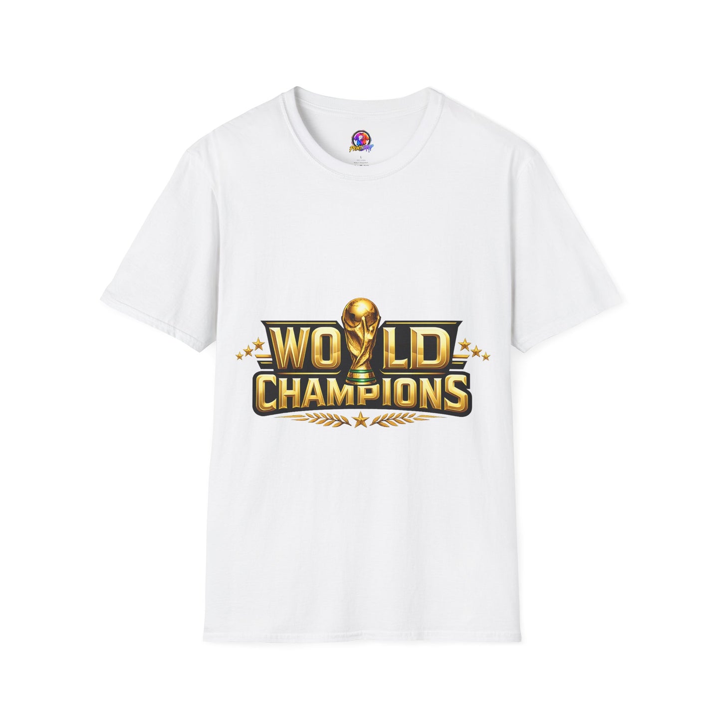 World Champions T-Shirt — Gold Trophy Sports Tee