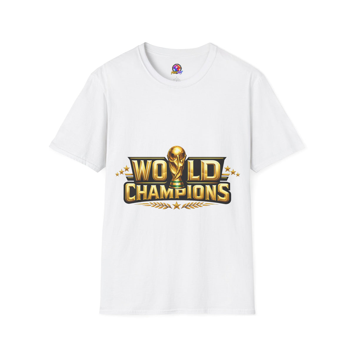 World Champions T-Shirt — Gold Trophy Sports Tee