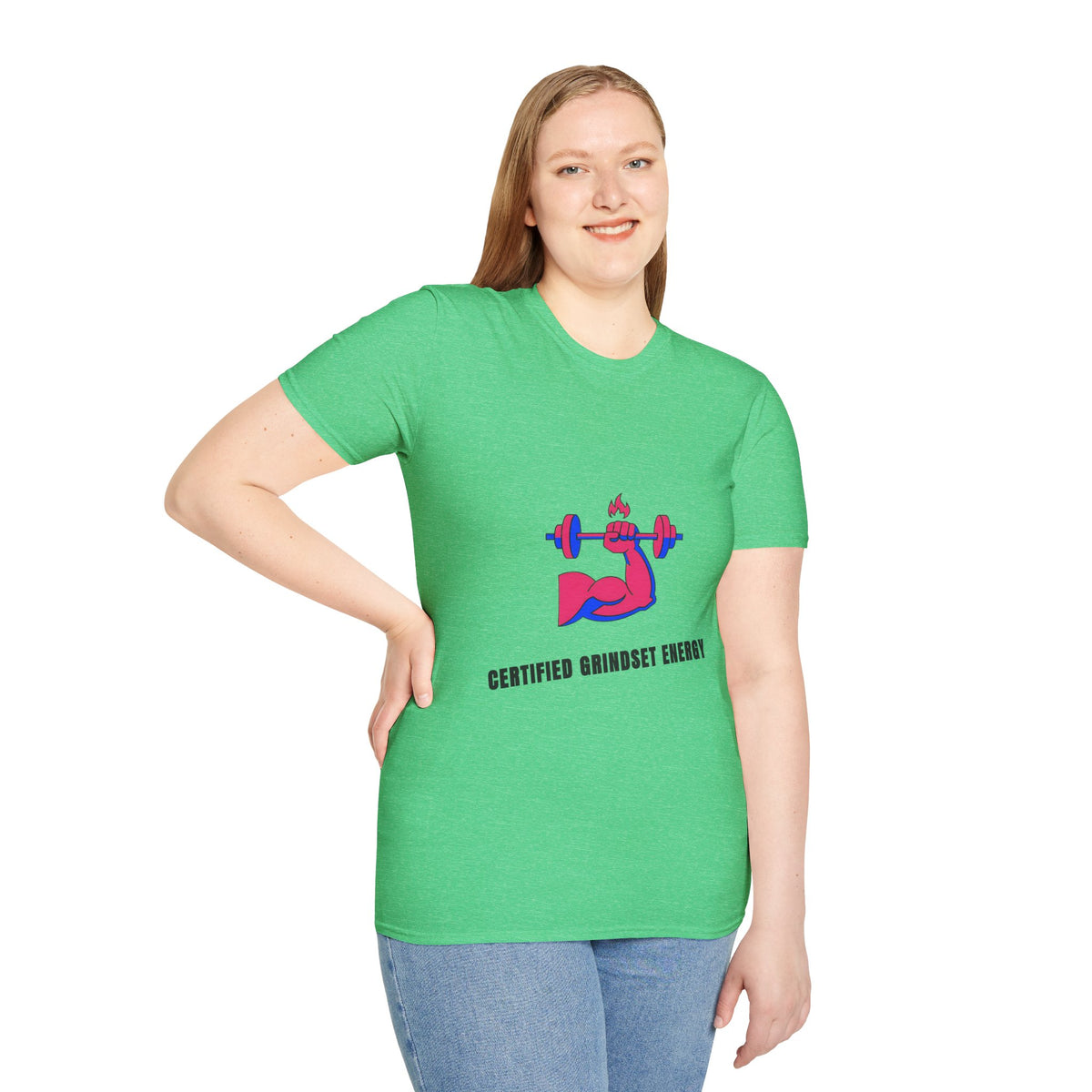 Certified Grindset Energy T-Shirt — Flame Dumbbell Fitness Tee - Trending Now - September 2026
