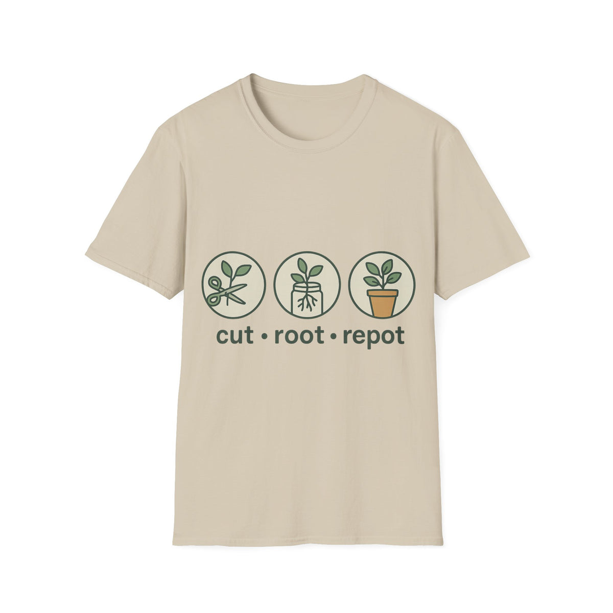 Herbal Icons T‑Shirt — Sage, Mint & Chamomile Plant Symbols Tee - Trending Now - September 2026