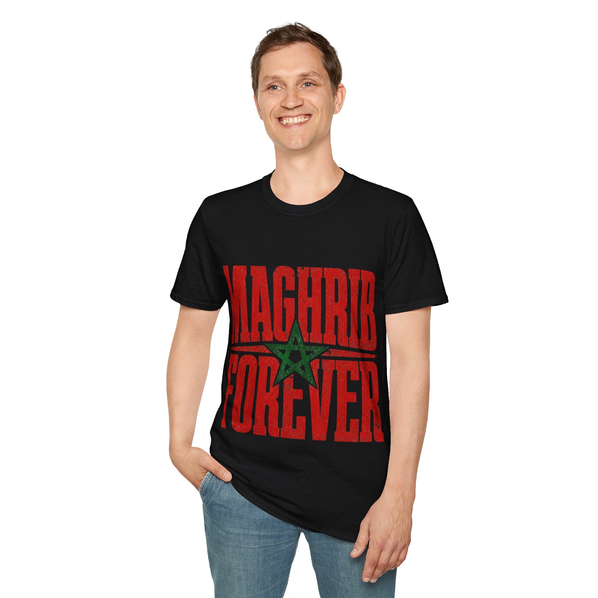 Morocco T-Shirt — Maghrib Forever Moroccan Flag Graphic Tee