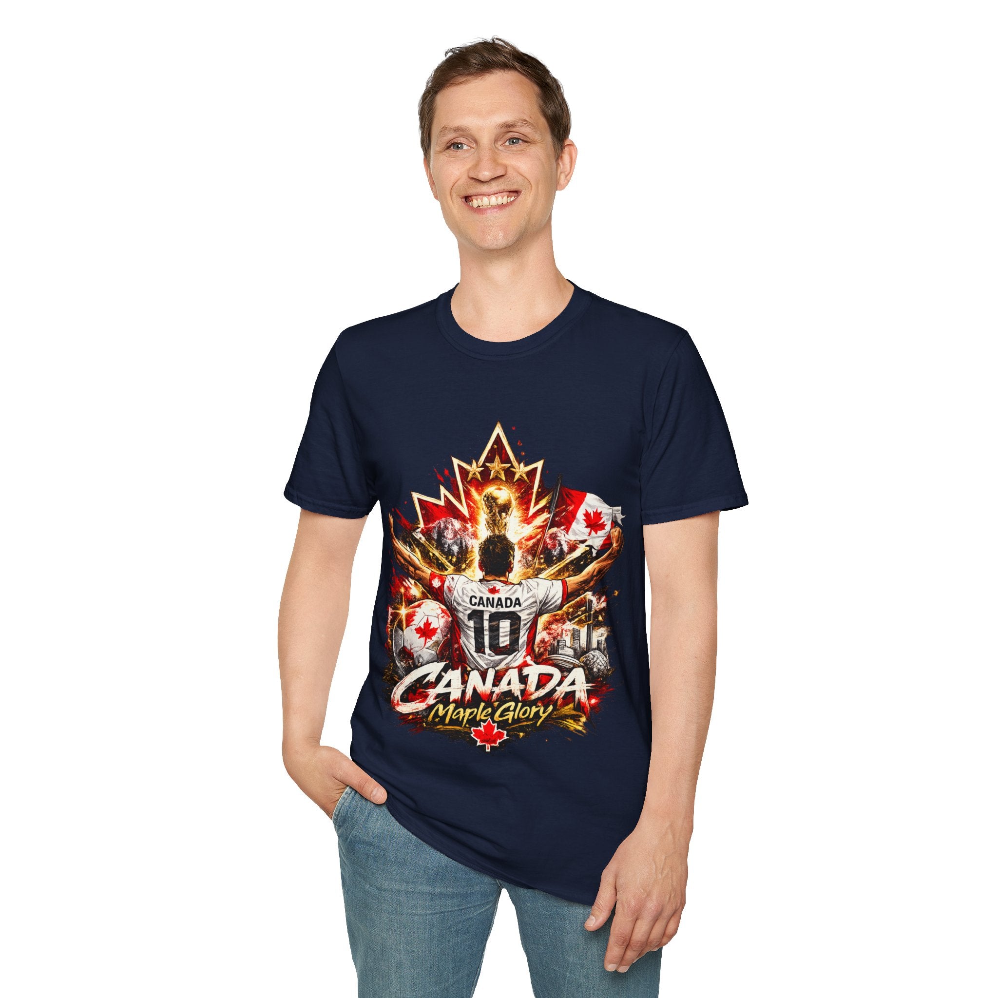 Canada Maple Glory T‑Shirt — Vintage Canadian Maple Leaf Graphic Tee