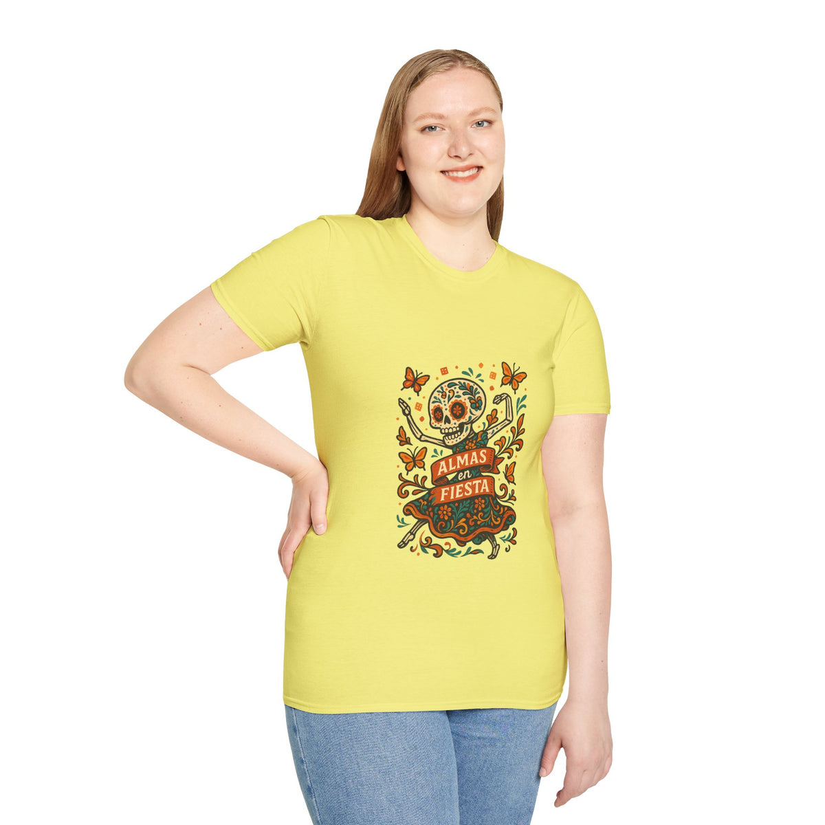 Day of the Dead Fiesta T-Shirt — Calavera Skull with 'Día de Fiesta' Design - Trending Now - October 2026