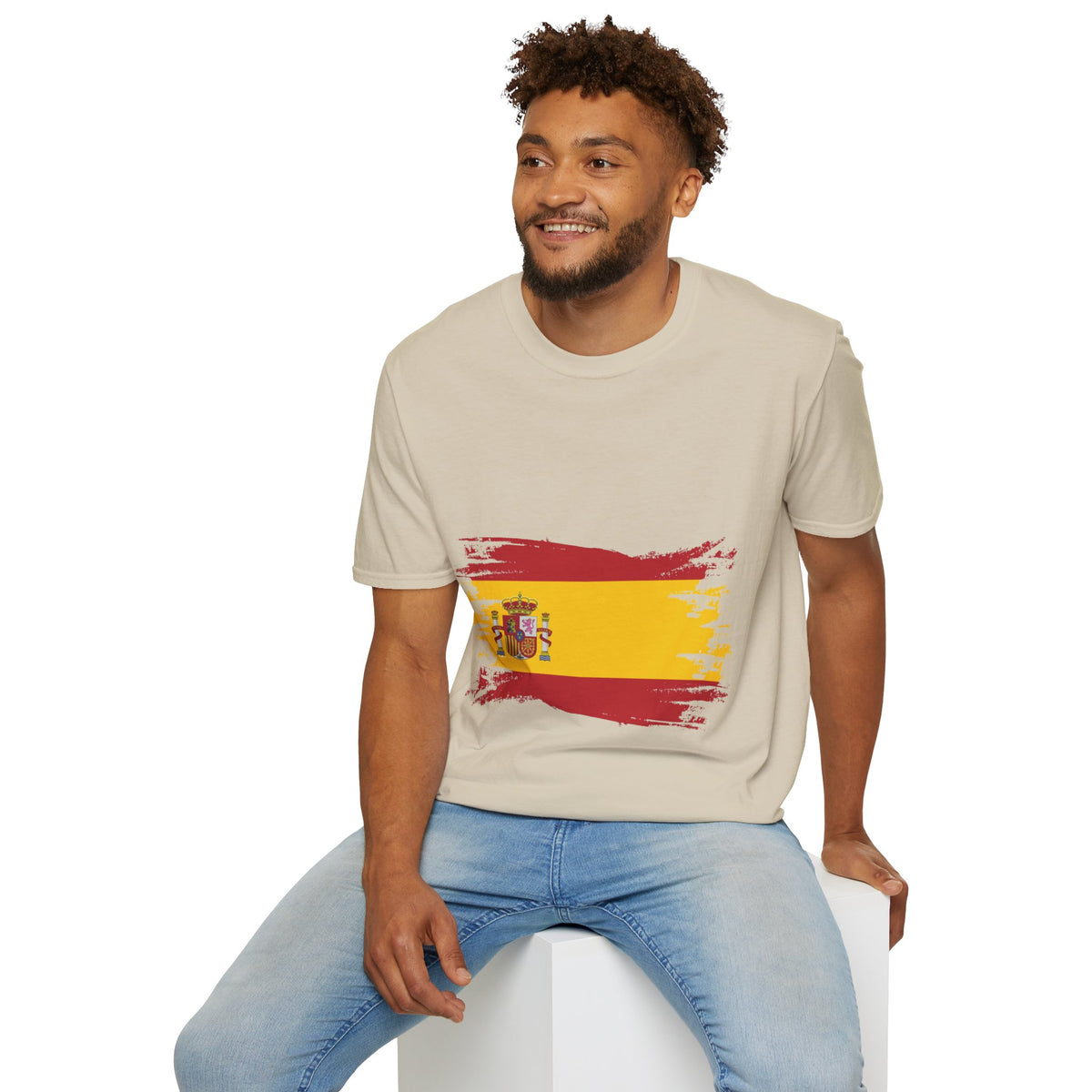 Spain Flag T-Shirt — Distressed Spanish Flag Graphic Tee
