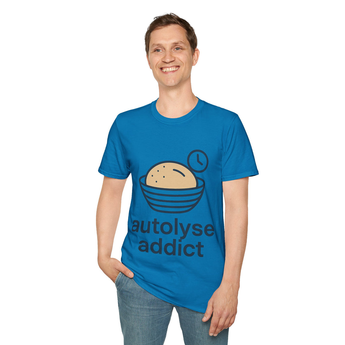 "Autolyse Addict" Funny Sourdough Baking Tee - Cute Bread Maker Pastry White T-Shirt - Trending Now - September 2026