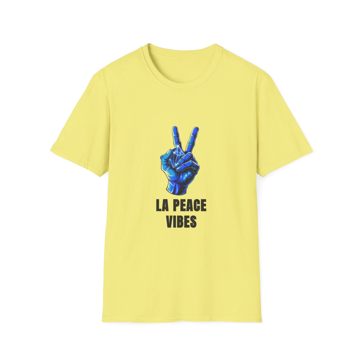 Peace Vibes T-Shirt — Blue Peace Hand Graphic Tee - Trending Now - August 2026