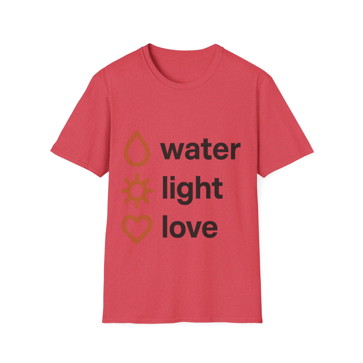 Minimalist Water Light Love Self Care Graphic Tee - Trending Now - September 2026