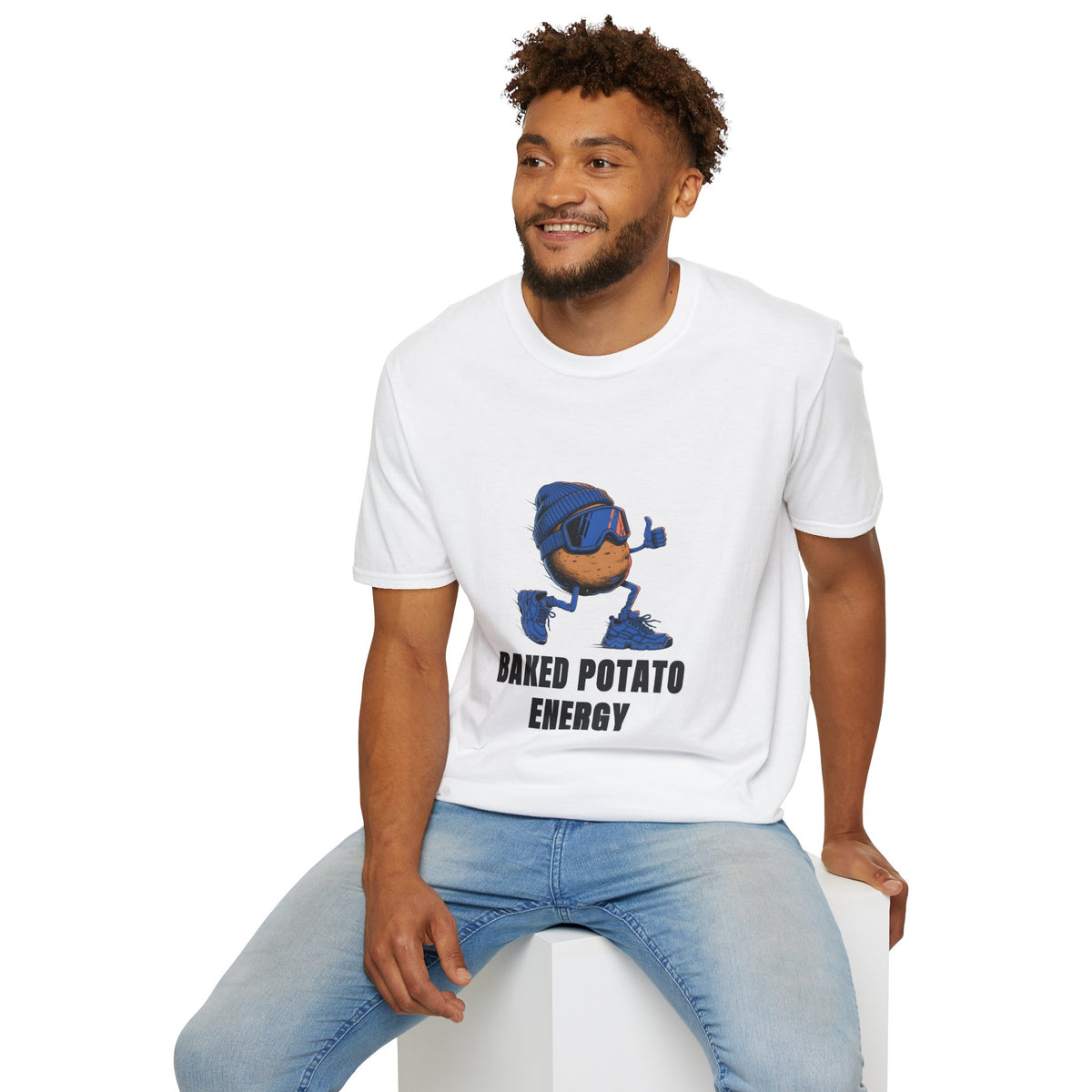 Baked Potato Energy T-Shirt — Cute Thumbs-Up Potato Graphic Tee - Trending Now - August 2026