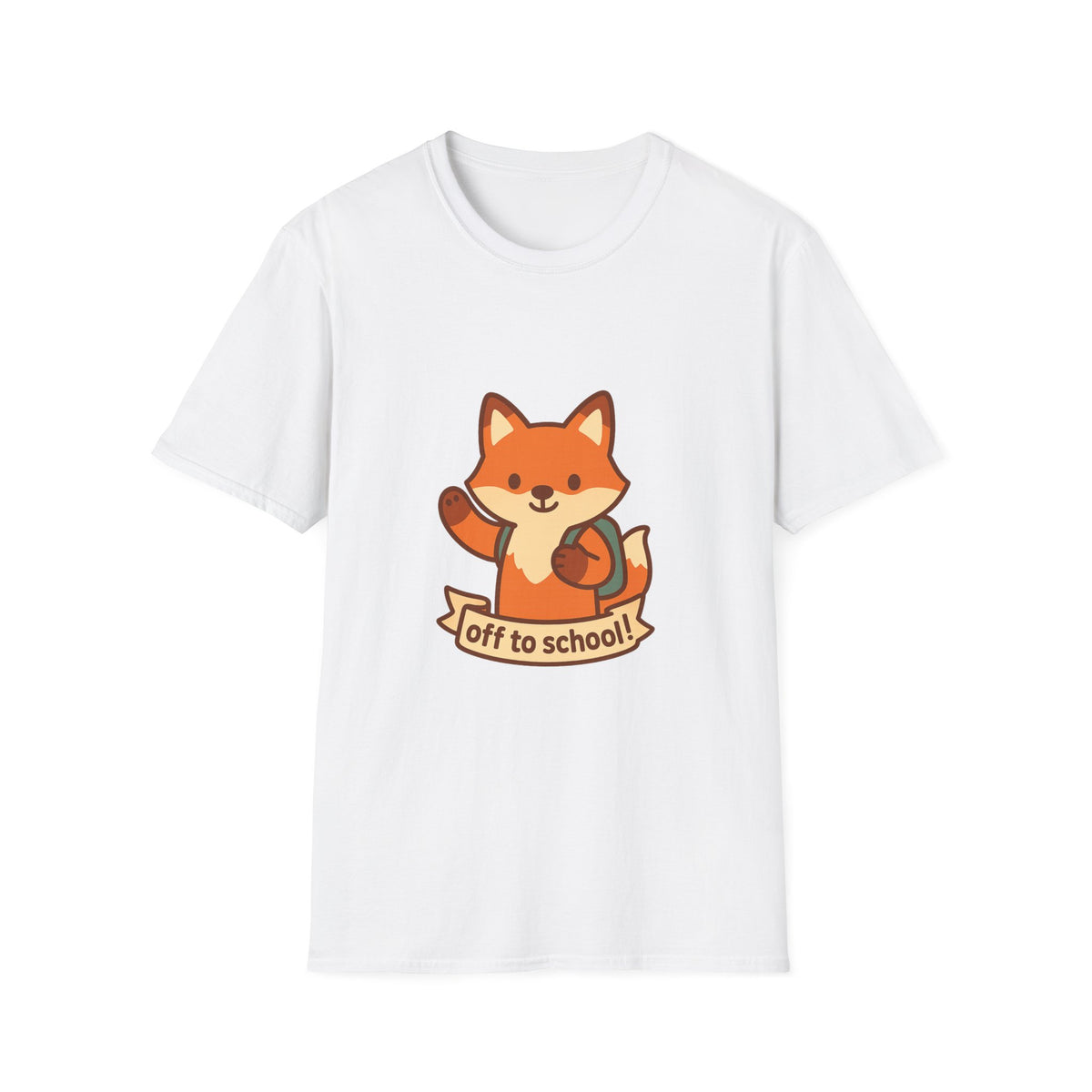 Cute Fox "Off to School" T-Shirt — Kids/Teacher Back-to-School Tee - Trending Now - August 2026