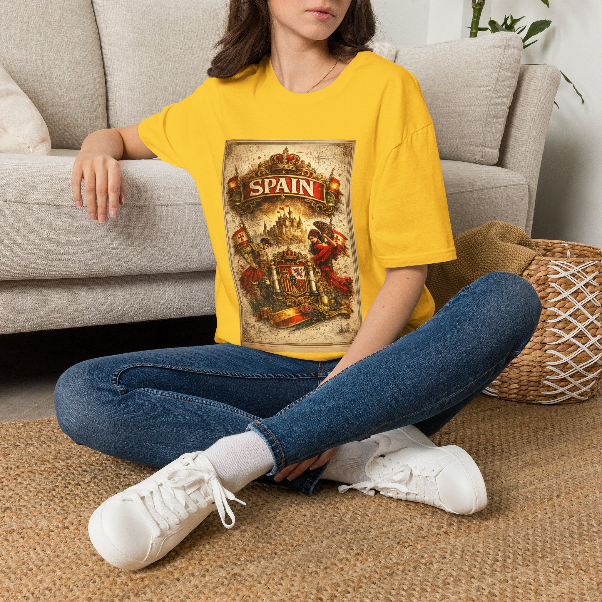 Spain Vintage Travel Graphic T‑Shirt — Retro Spanish Landmark Tee
