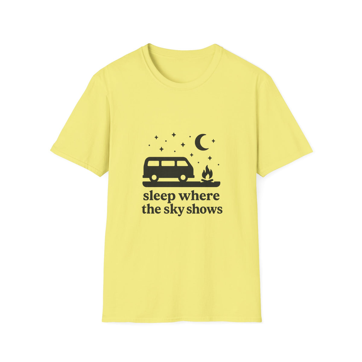 Retro Camper Night Sky T-Shirt - Trending Now - August 2026