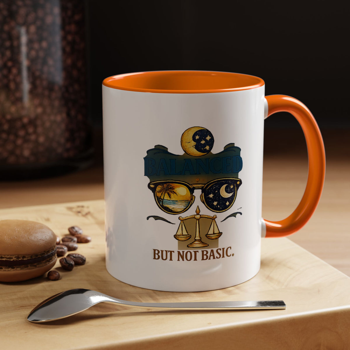 Libra Zodiac Accent Coffee Mug