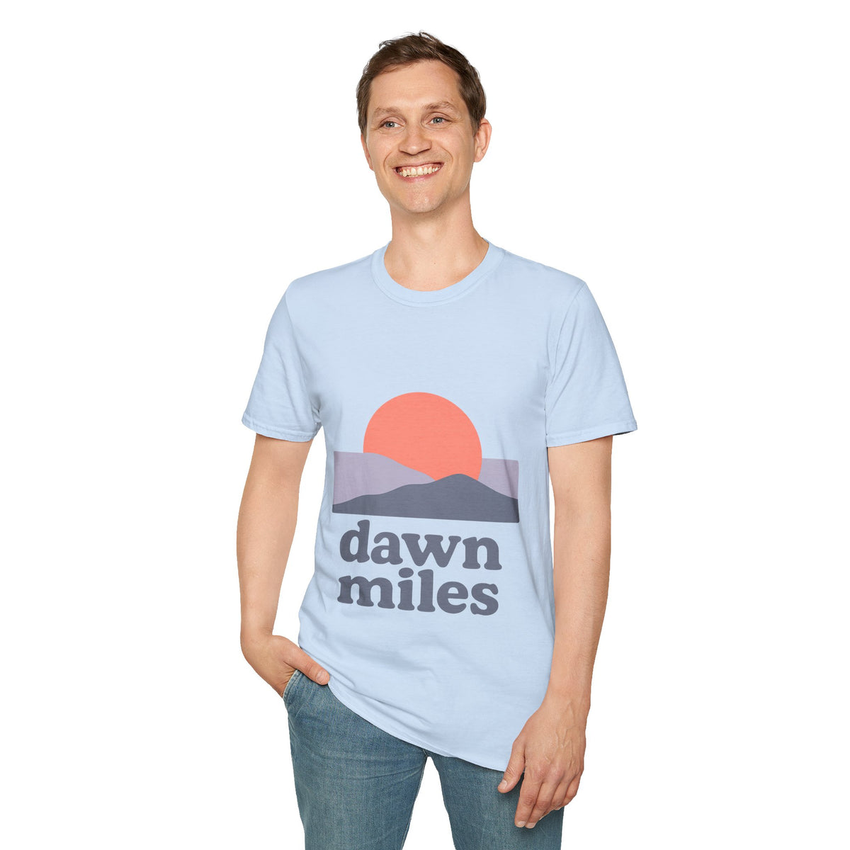Dawn Miles Running Tee — Sunrise Graphic Short-Sleeve Shirt - Trending Now - September 2026