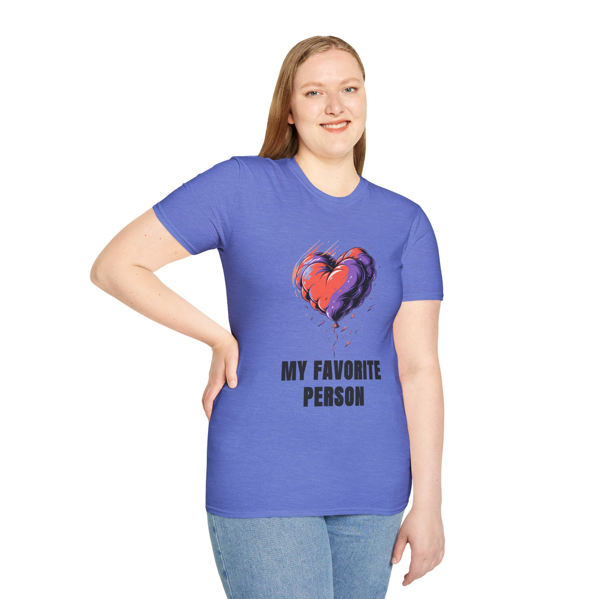 Heart Graphic T-Shirt — "My Favorite Person" Casual Tee - Trending Now - August 2026