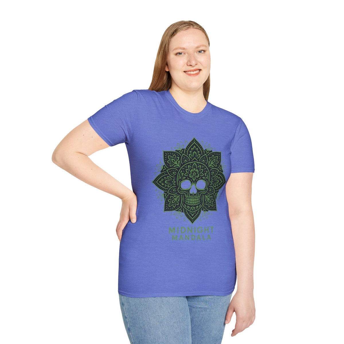 Mandala Skull T-Shirt — Midnight Mandala Floral Skull Tee - Trending Now - August 2026