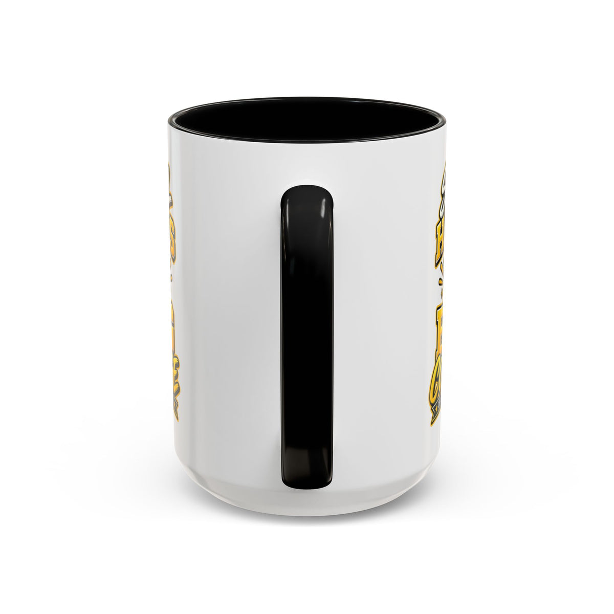 Coffee Mug - "Small Hands Big Courage" Childhood Cancer Awareness Accent Mug