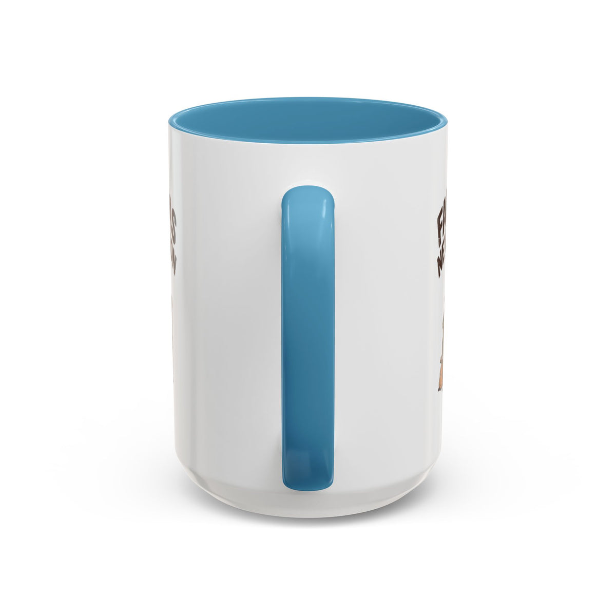 Funny And Witty "Famine Was Never An Option" Accent Coffee Mug (11, 15oz)