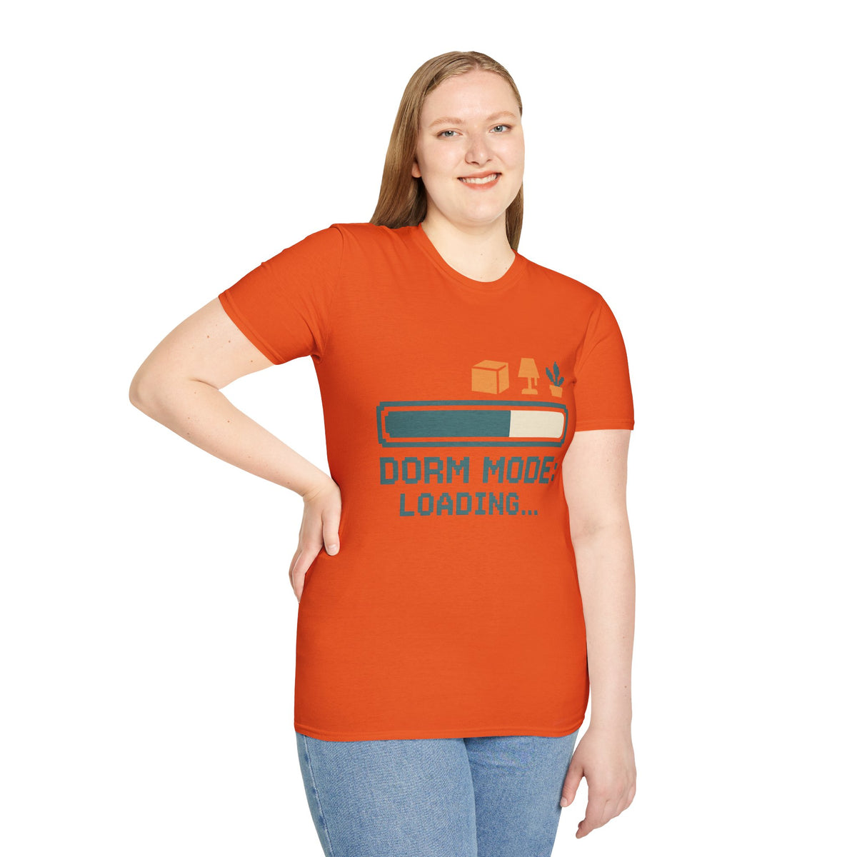 Dorm Mode Loading T‑Shirt — Funny Moving/College Moving Tee - Trending Now - August 2026