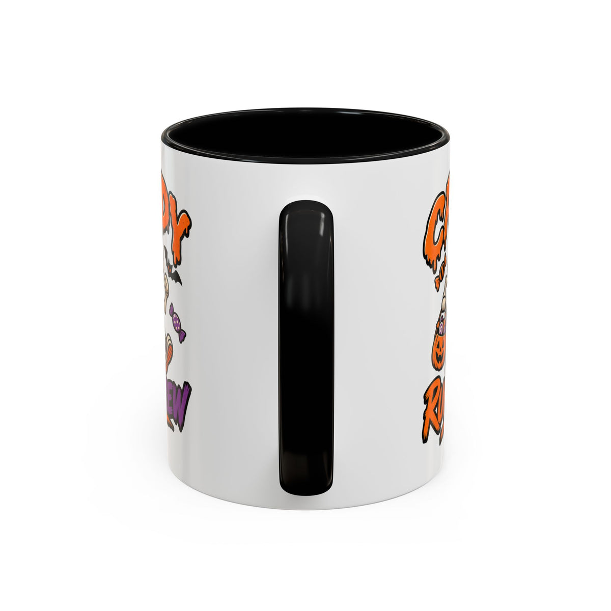 Candy Run Crew Coffee Mug — Halloween Skeleton Trick-or-Treat Accent Mug (11/15oz)