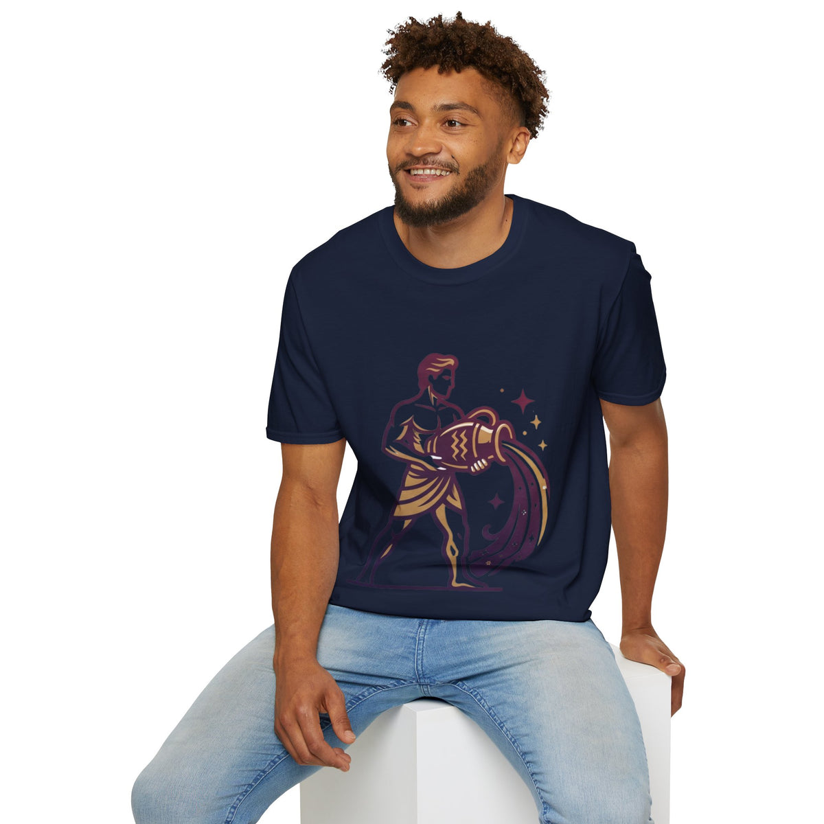 Aquarius Zodiac T-Shirt — Water Bearer Astrology Tee