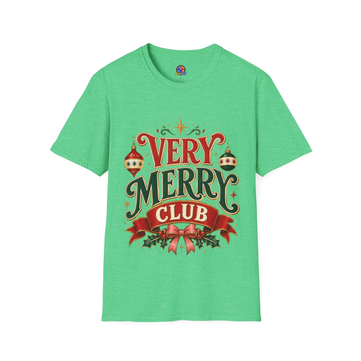 Very Merry Club T-Shirt — Festive Christmas Holiday Tee