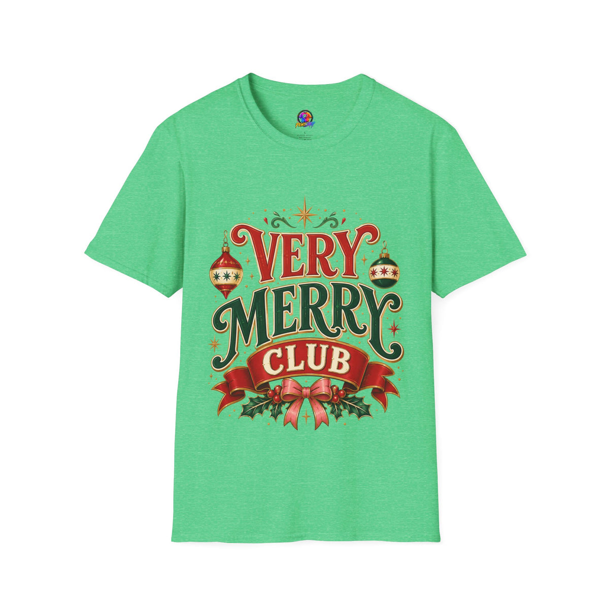Very Merry Club T-Shirt — Festive Christmas Holiday Tee