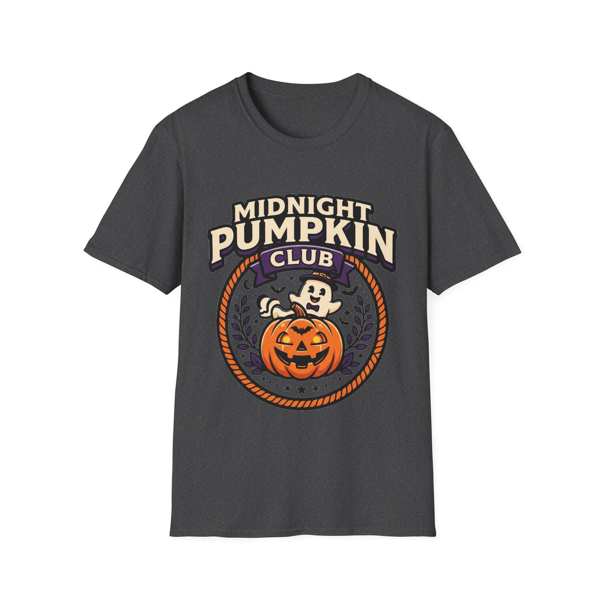 Midnight Pumpkin Club T-Shirt — Halloween Pumpkin Graphic Tee - Trending Now - August 2026