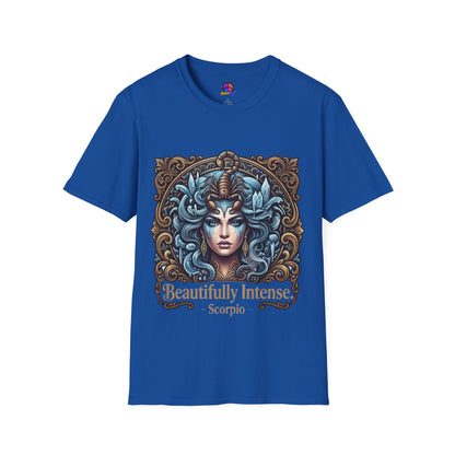 Scorpio Astrology T-Shirt — "Beautifully Intense" Zodiac Graphic Tee