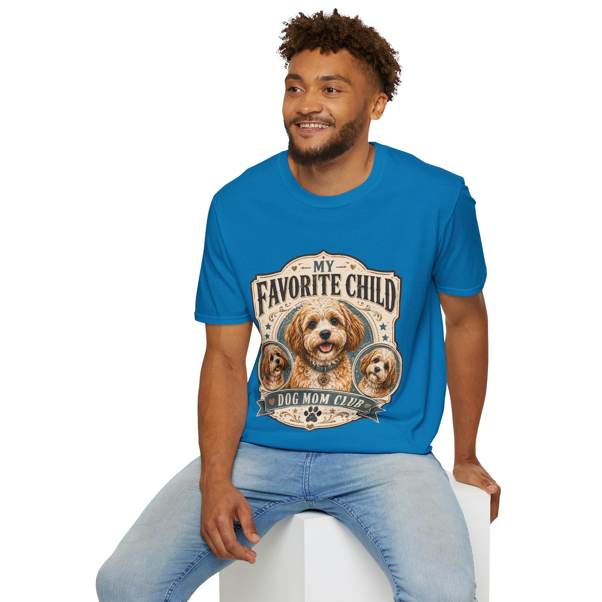 My Favorite Child Dog Mom Club T-Shirt — Cute Puppy Pet Lover Tee