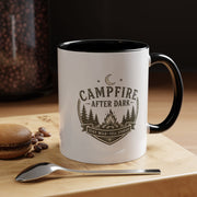 Milo Bailey Dog Dad Mom Campfire Coffee Mug – “Campfire After Dark” Rustic Camping  Accent Mug